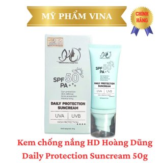 (Xanh) KEM CHỐNG NẮNG HD HOÀNG DŨNG DAILY PROTECTION SUNCREAM 50G 1