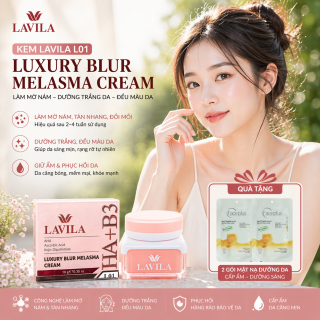 Kem Lavila L01 Làm Mờ Nám, Tàn Nhang, Đồi Mồi, Dưỡng Trắng Da, Giữ Ẩm & Đều Màu Da 10g (tặng mặt nạ))