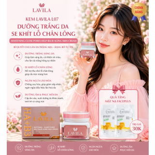 Kem Lavila L07 Dưỡng Trắng Da Se Khít Lỗ Chân Lông 15g - Whitening Close Pores Help Blur Aging Skin Cream (TẶNG MẶT NẠ) 1