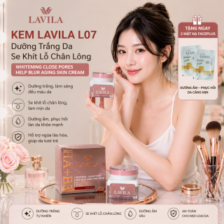 Kem Lavila L07 Dưỡng Trắng Da Se Khít Lỗ Chân Lông 15g - Whitening Close Pores Help Blur Aging Skin Cream (TẶNG MẶT NẠ) 2