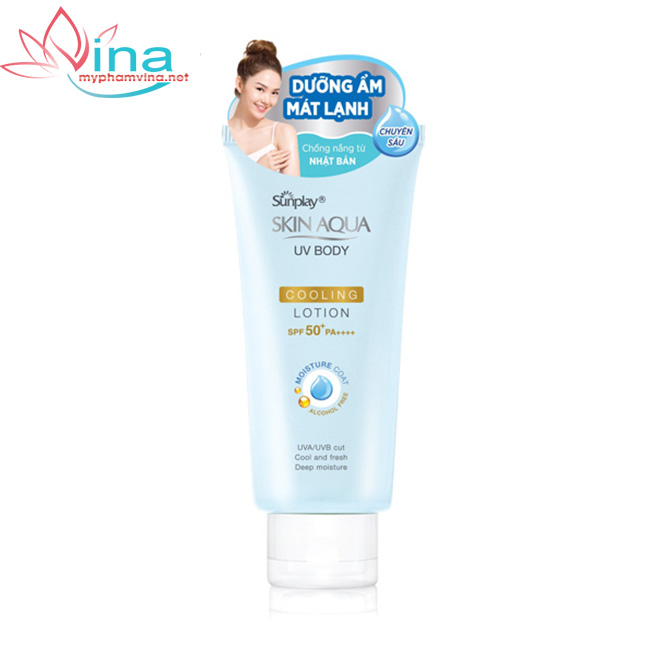 Kem chống nắng dưỡng thể mát lạnh Sunplay Skin Aqua UV Body Cooling Lotion (150g)  2