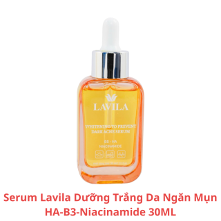 Serum Lavila Dưỡng Trắng Da Ngăn Mụn HA-B3-Niacinamide 30ML
