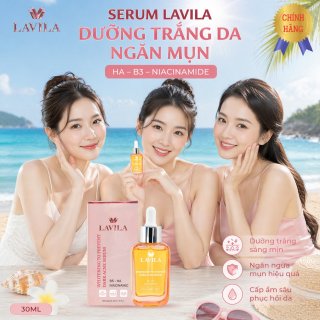 Serum Lavila Dưỡng Trắng Da Ngăn Mụn HA-B3-Niacinamide 30ML