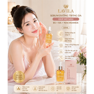 Serum Lavila Dưỡng Trắng Da Giúp Mờ Nám B5-HA-Niacinamide 30ML