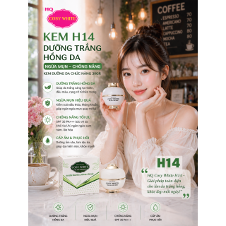 KEM HQ COSY WHITE H14 DƯỠNG TRẮNG HỒNG DA NGỪA MỤN CHỐNG NẮNG 30G