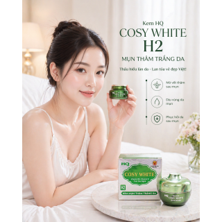 kem HQ Cosy White H2  sạch mụn thâm dưỡng da 12gr