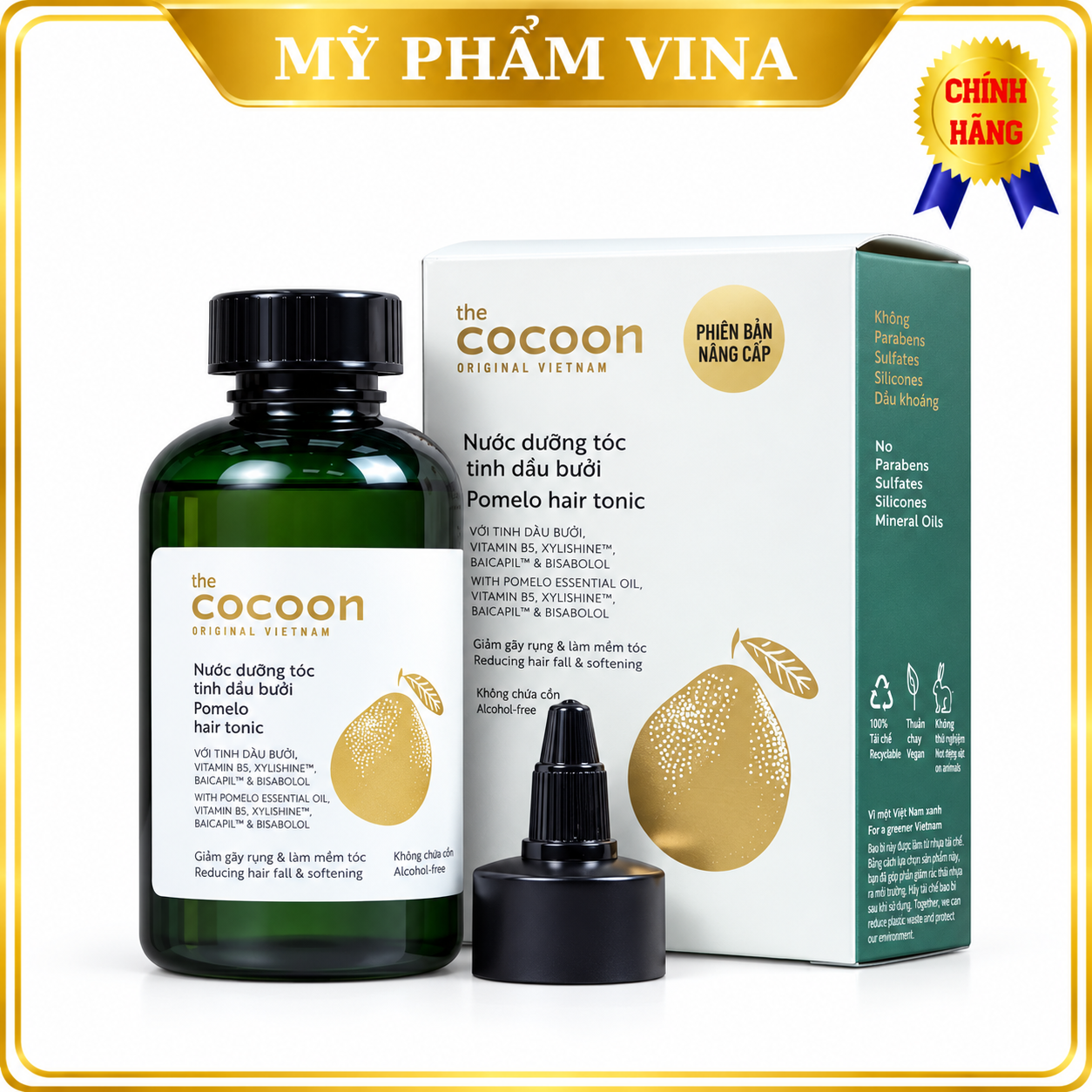 Tinh dầu bưởi Cocoon dưỡng, ngăn rụng tóc 140ml 2