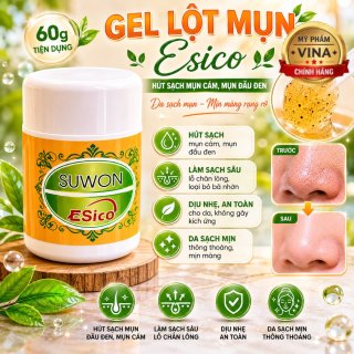 Gel lột Mụn Hút sạch mụn cám, mụn đầu đen Esico Hủ 60g