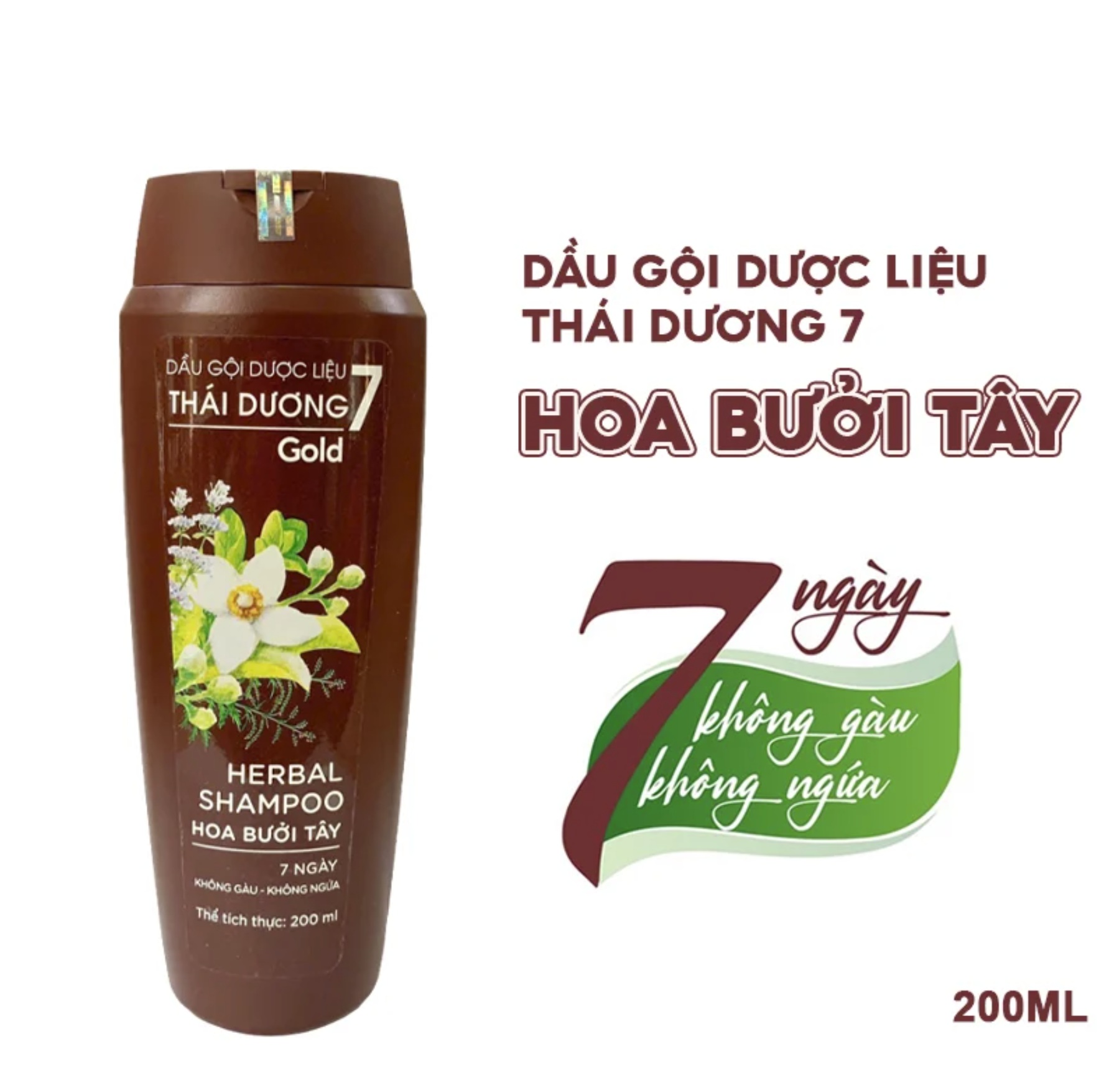 Dầu gội dược liệu Thái Dương 7 chai 200ml 1