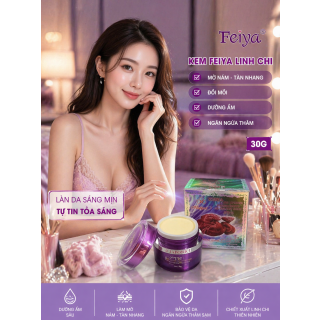 KEM DƯỠNG TRẮNG DA FEIYA LINH CHI CHỐNG NHĂN, CHỐNG LÃO HOÁ SPF30 PA+++ 30GR