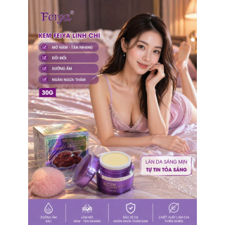 KEM DƯỠNG TRẮNG DA FEIYA LINH CHI CHỐNG NHĂN, CHỐNG LÃO HOÁ SPF30 PA+++ 30GR