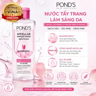 Nước Tẩy Trang Làm Sáng Da Pond\'s Chính Hãng Công Ty 235ml