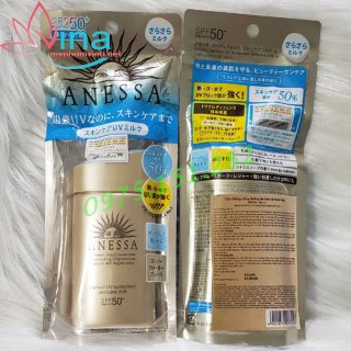 Kem chống nắng anessa perfect uv sunscreen skincare milk spf 50+ pa++++ (60ml)