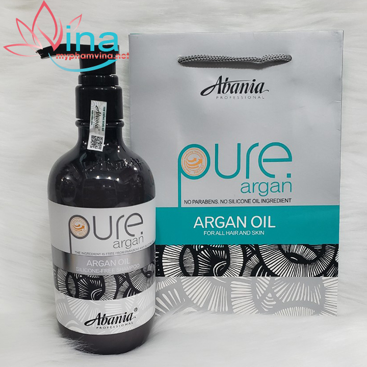 COMBO DẦU GỘI XẢ DƯỠNG CHẤT PHỤC HỒI ABANIA PURE ARGAN 500ML*2 2