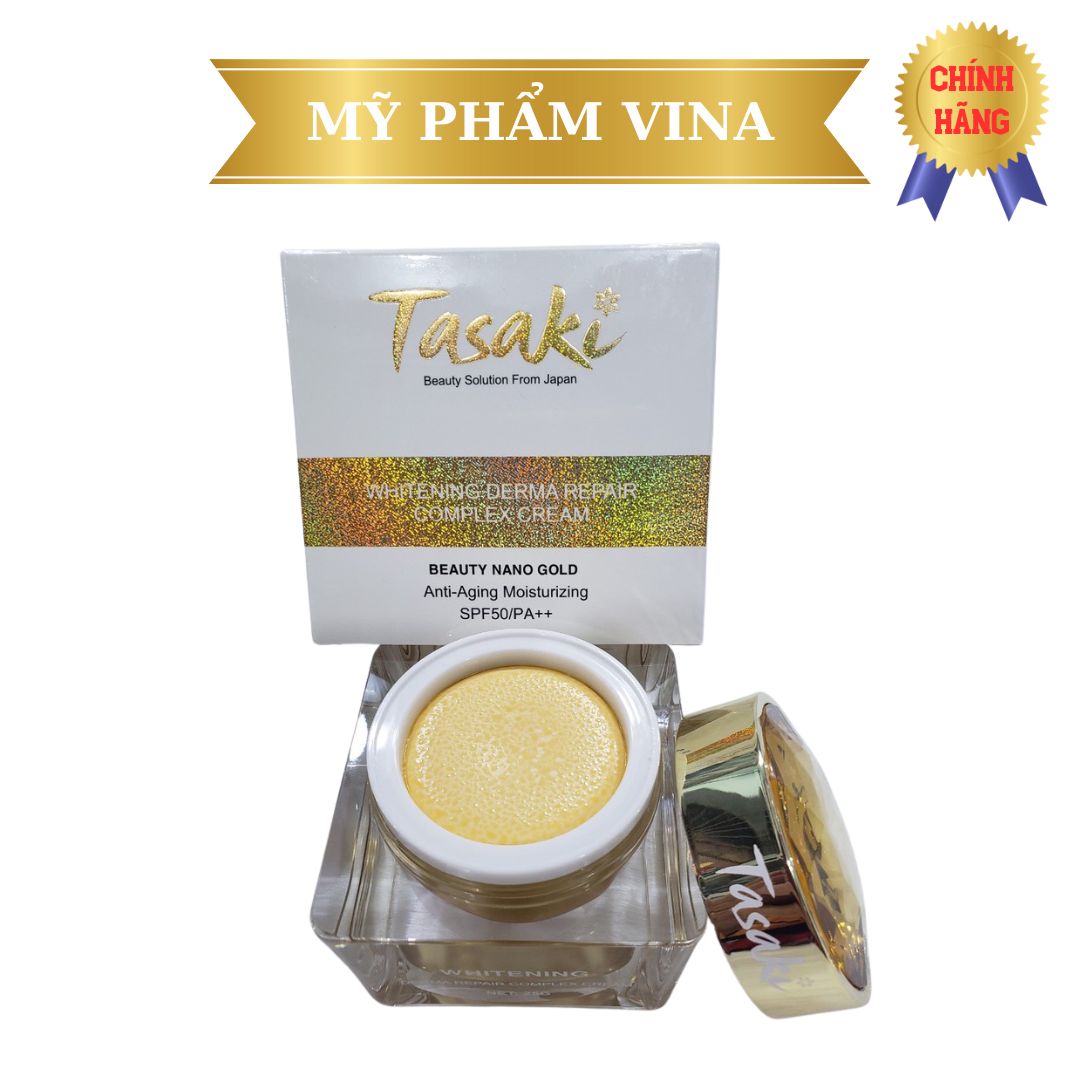 Kem Tasaki dưỡng trắng và chống lão hóa Nano Vàng 25GR - Tasaki Whitening Derma Repair Complex Cream 2