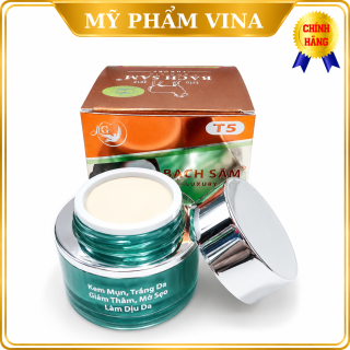 Kem Bạch Sâm T5 LUXURY Sạch Mụn, Trắng Da, Giảm Thâm, Mờ Sẹo, Làm Dịu Da