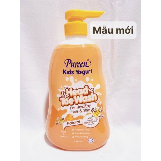 Tắm Gội Toàn Thân Pureen Sữa Chua & Vani 750ml