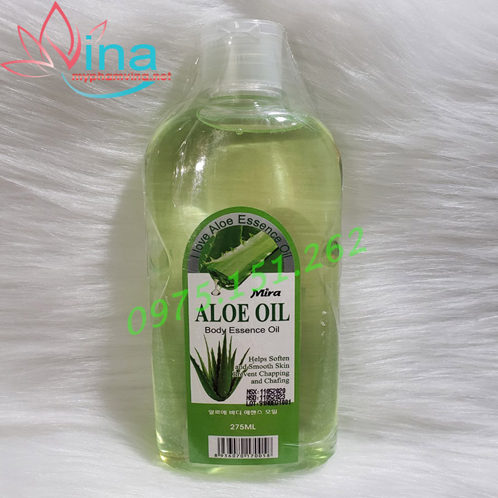 Tinh Dầu Aloe Body Essence Oil Nha Đam Dưỡng Da 275ml 2