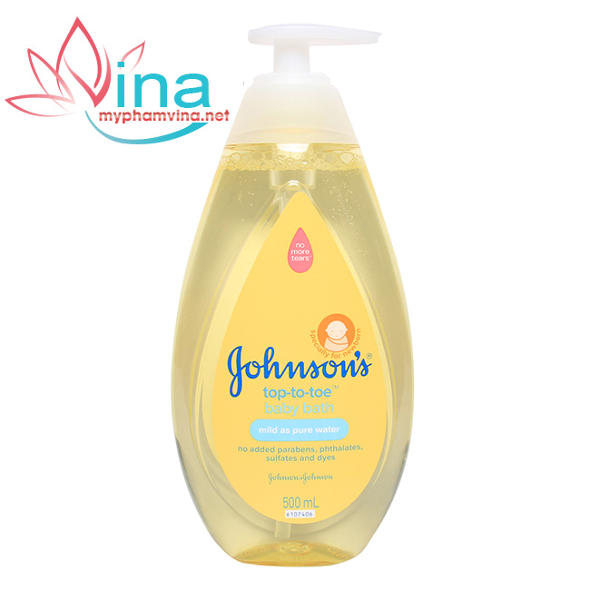 Sữa tắm cho bé johnsons baby top to toe 500ml 1