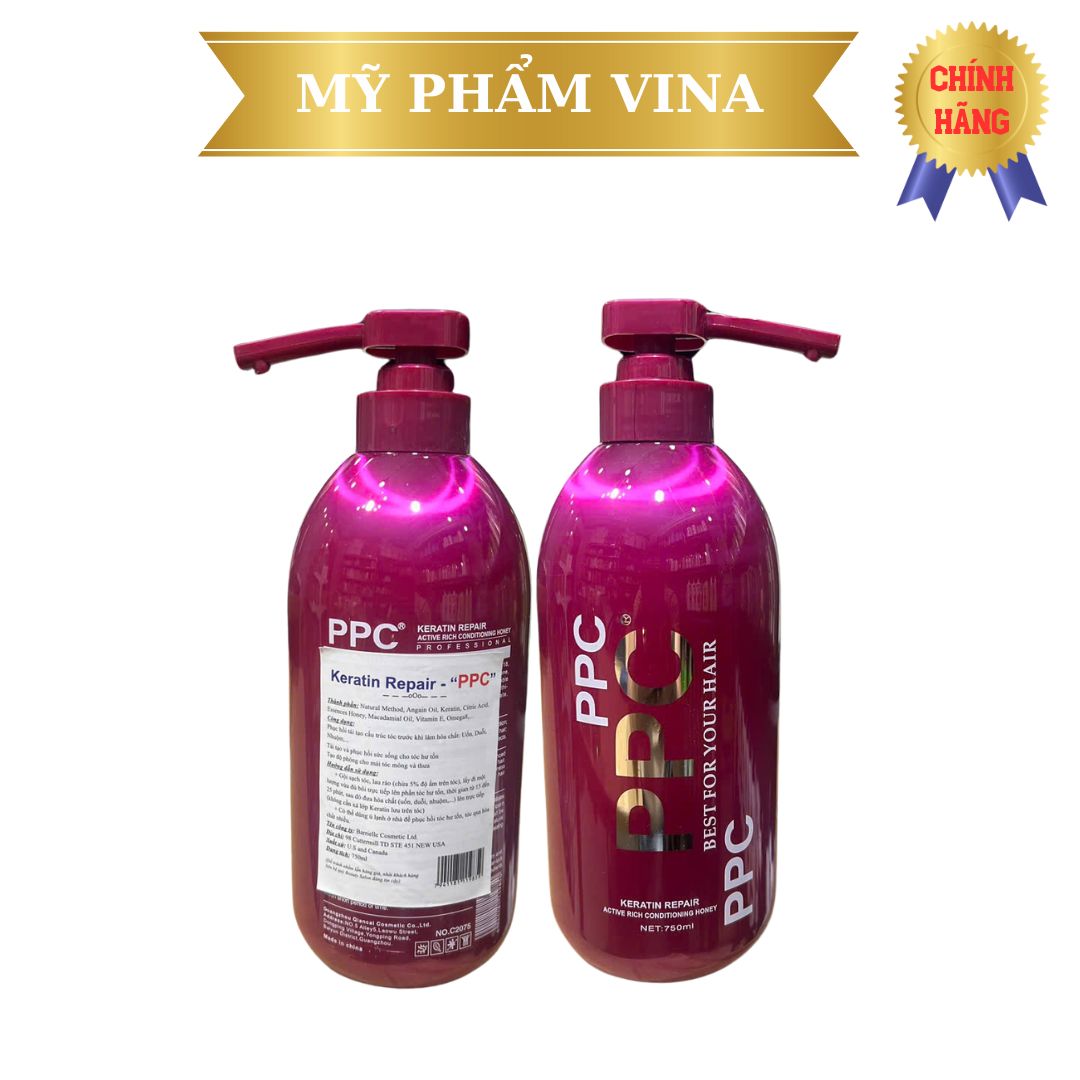 Dầu xả phục hồi hư tổn PPC KERATIN 750ML 2
