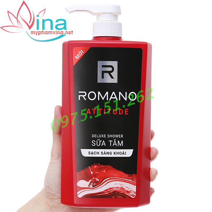 Sữa tắm nước hoa Romano Attitude sạch sảng khoái 650gr 2