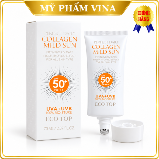 Kem chống nắng Ecotop Perfect Daily Collagen Mild Sun SPF50+ PA+++ 70ml