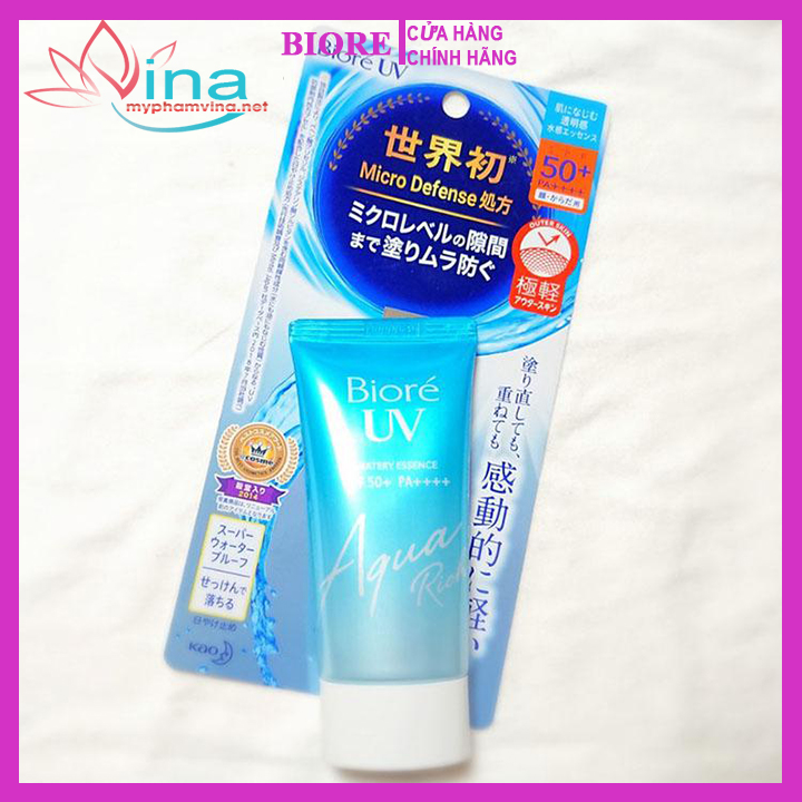 Kem chống nắng biore uv aqua rich watery essence spf 50+/ pa++++ 50ml 1