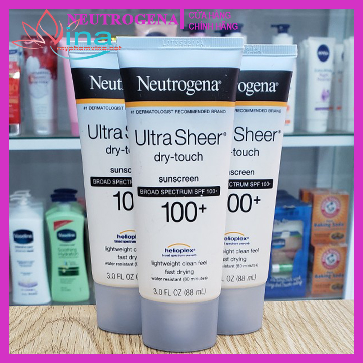 Kem chống nắng Neutrogena Ultra Sheer Dry Touch SPF 100+ (88ml) 2